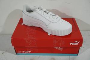 NEW Puma Carina L White Sneakers - Womens 7