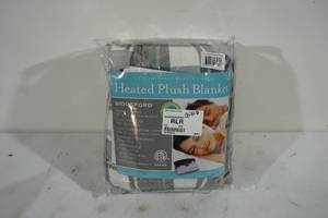 Biddeford Twin Size Heated Plush Blanket