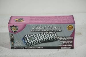 Ladies Choice 21,000,000 Stun Gun with Alarm - BlackWhite