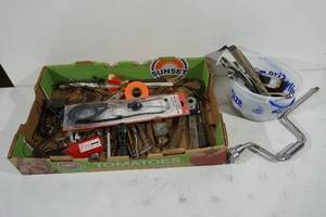 Assorted Tools - Bucket of Craftsman and SK