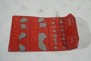 Starrett Stainless Steel Radius Gage Set