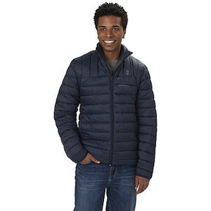 IZOD Mens Classic Puffer Jacket - Navy - XL