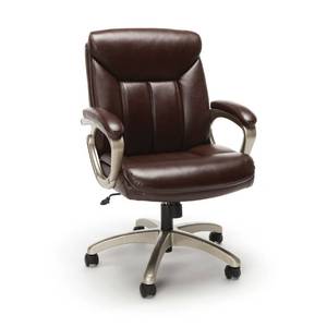 Essentials by OFM SofThread Leather Executive Office Chair