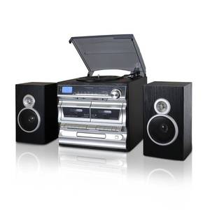 Trexonic 3 Speed Vinyl Turntable w CD, Cassette, Bluetooth, FM