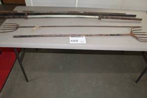lot 688 image: Lot of (2) Fishing Spears