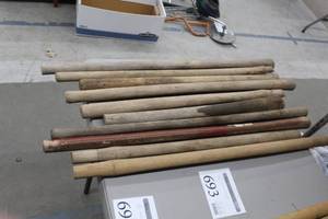 lot 693 image: Lot of (10) Wood Tool Handles
