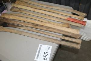 lot 695 image: Lot of (9) Wood Tool Handles