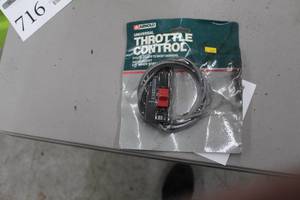 lot 715 image: Arnold Universal Lawn Mower Throttle Control (in original packaging)