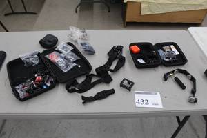 lot 432 image: Apeman A70 Action Camera, Accessories - Clear Camera Case, Carry Cases, Camera Mounts, Strap Mounts, Original Accessories (in package)