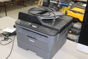 lot 434 image: Brother DCP-L255DW Wireless Black & White All-in-One Laser Printer