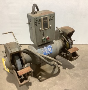 Large Industrial Benchtop GrinderBuffer, 3 phase power required