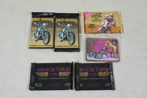lot 54 image: Motorcycle Trading Card Packs - Harley, Easyriders, Motocross, Vintage
