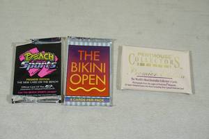 lot 55 image: Trading Cards - Beach Sports, Bikini Open, Penthouse