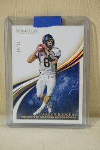 lot 61 image: 2020 Panini Immaculate Collection Aaron Rodgers Card - 0810