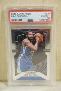 lot 77 image: 2019 Panini Prizm Eric Paschall RC - PSA 10