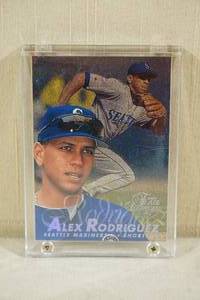 lot 80 image: 1997 Flair Showcase Alex Rodriguez Row 0 Card