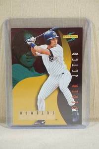 lot 81 image: 1996 Score Derek Jeter Numbers Game Card
