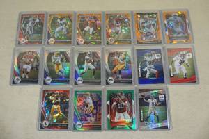 lot 99 image: Football Cards - Mac Jones, Stafford, Burrow, Allen, OBJ, Amari Cooper