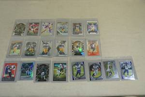 lot 102 image: Football Rookie Cards - Aiyuk, Jordan Love, Akers, Higgins, Tua, Mond, Nwangwu