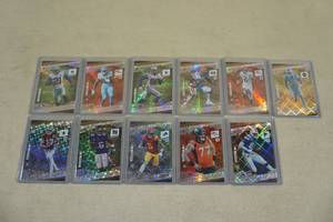 lot 106 image: Football Refractor Cards - Zeke, Saquon, Pitts