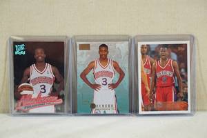 lot 108 image: Allen Iverson Rookie Cards - Ultra, Skybox, Topps
