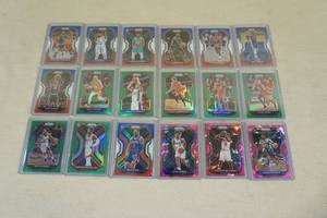 lot 121 image: Panini Prizm Parallel Basketball Cards - Wall, Embiid, Herro