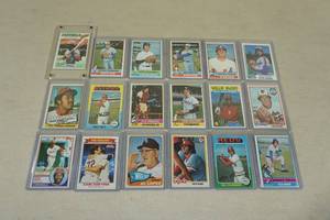 lot 128 image: Baseball Cards - Brock, Palmer, McGee, Fisk, Ozzie, Rose