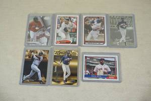 lot 141 image: David Ortiz Cards - Twins and Red Sox