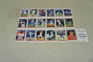 lot 149 image: Fisher Nuts Classic Best Cards - Chipper, Delgado, Sele