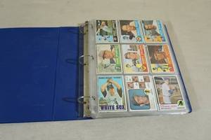 lot 151 image: Binder of Vintage Baseball Cards - Buddy Bell, Dick Allen, Joe Torre