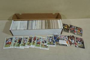 lot 155 image: Box of Football Cards - Mid 80s to 2021