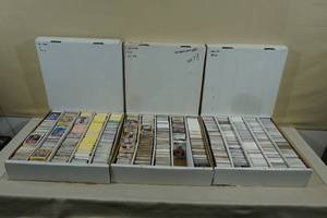 lot 159 image: 3 Boxes of Mixed Sports Cards - Mid 80s to Late 90s, All 4 Major Sports