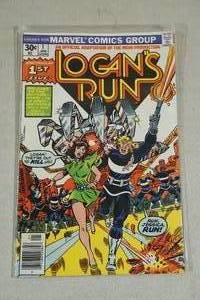 lot 196 image: Marvel Comics Logans Run #1 Comic Book - 30c