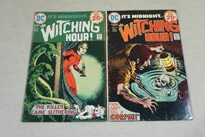 lot 206 image: Vintage DC Comics Witching Hour Comic Books - #46, #49