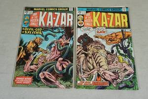 lot 210 image: Marvel Comics Lord of Hidden Jungle Ka-Zar Comic Books - #9, #11 - 25c