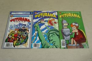 lot 216 image: Futurama Comic Books - #8, #9, #11