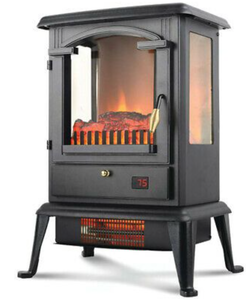 lot 26 image: New LifeSmart 3 Sided Flame View Infrared Stove Space Heater