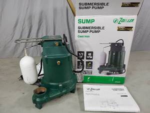lot 27 image: New Zoeller 13 HP Sump Pump