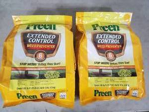 lot 41 image: 2 New Bags of Preen Extended Control Weed Preventer