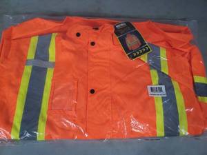 lot 46 image: New ANSI Class 3 High Vis Rain Jacket - Size 3XL