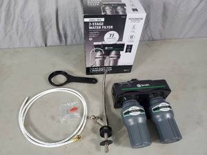 lot 72 image: Unused AO Smith 2 Stage Undersink Water Filter System