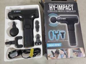 lot 73 image: Hy-Impact Cordless Muscle Massager Kit