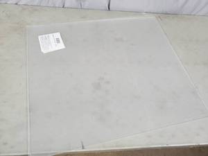 lot 87 image: 2 New Sheets of Plaskolite Optix Clear Acrylic Sheet 24 in. x 28 in. x .100 inch thickness.