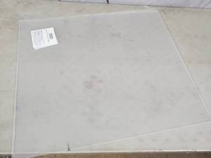 lot 88 image: 2 New Sheets of Plaskolite Optix Clear Acrylic Sheet 24 in. x 28 in. x .100 inch thickness.