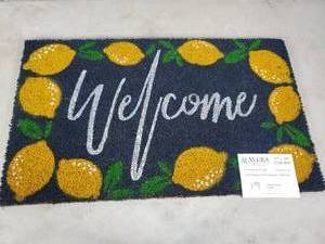 lot 100 image: New Coir Extra Thick Door Mat