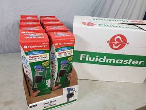 lot 112 image: New Case Quantity of 8 Fluidmaster Performax Toilet Fill Valve