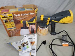 lot 128 image: Wagner Opti-Stain Plus Hand-Held Sprayer