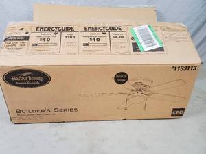 lot 129 image: New Harbor Breeze 52 inch Ceiling Fan - Missing Piece