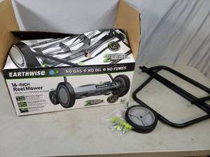 lot 132 image: Earthwise 16 inch Reel Mower - Stripped Bolt
