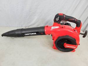 lot 157 image: Craftsman Gas Powered Lawn Blower